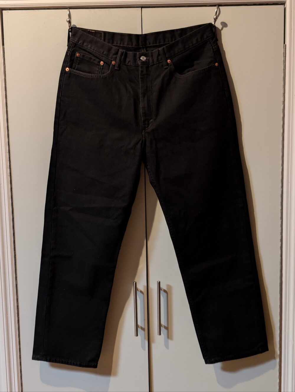 Vintage Levi’s 550 Relaxed Fit Black Denim Jeans W38 L32
